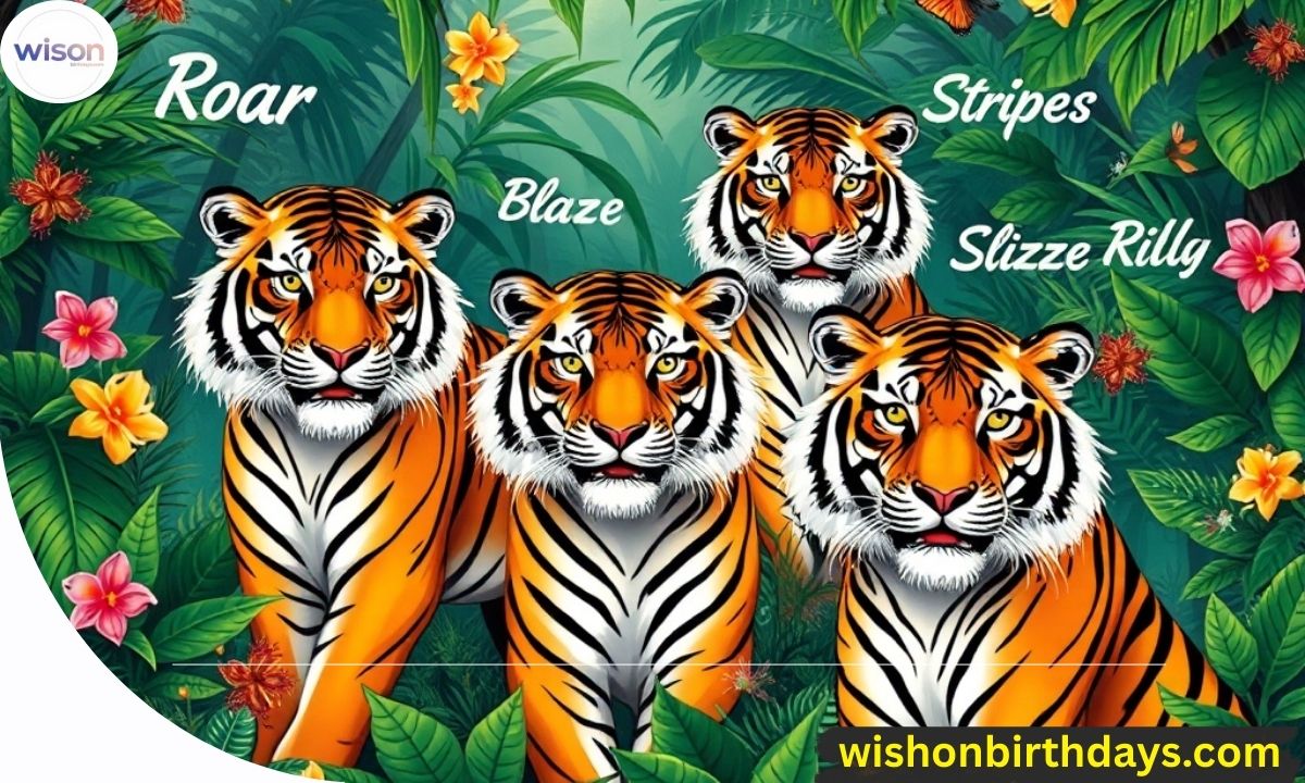 315+ Cool and Catchy Tiger Names Unleash the Roar