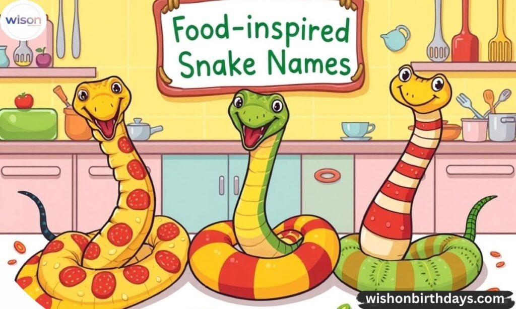 Food-Inspired Snake Names